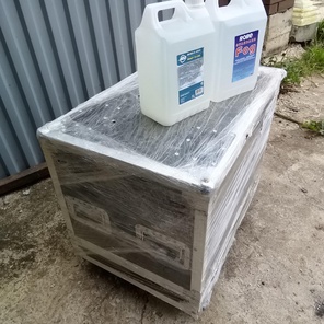 Генератор мыльных пузырей с дымом 2 ствола